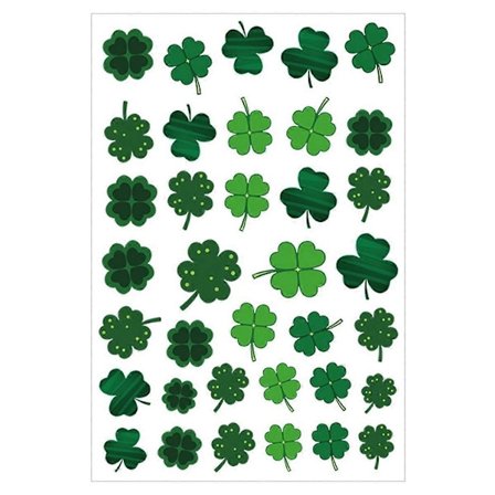 E St. Patricksdag Dekorasjonsklistremerker, St. 'S Dag Vindusklistremerker Dekor