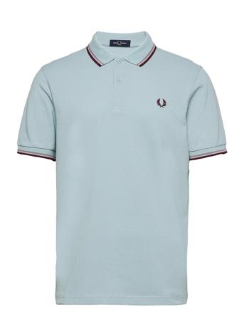Twin Tipped Fp Shirt Polos Short-sleeved Blå Fred Perry