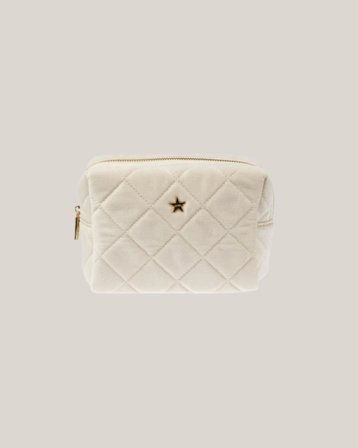 Dark Department Velvet Square Quilted Make-Up Beige Accessoarer Meisjes - Kids Brand Store