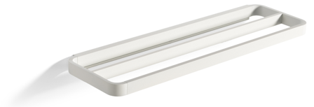 Zone Rim Håndklestang Dobbel Hvit 44