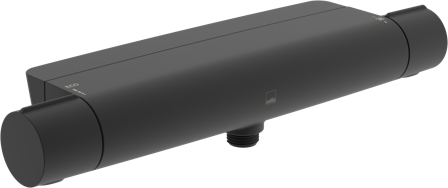 Oras Optima Style 7150N-33 Duschblandare 160 c/c Mattsvart, Badrum