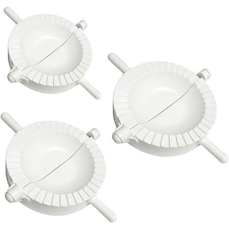 3 Former for Dumpling Ravioli, Deigtrykkpresse Bakverk Verktøy