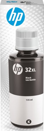 HP 32XL 135 ml svart original bläckflaska, 192545270687