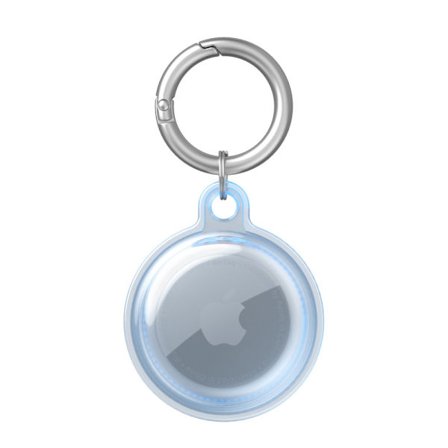 Skal TPU Apple AirTag Transparent Blå