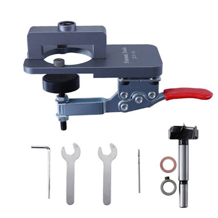 Hålborrning Guide Locator Gångjärn Borr Jig Hålöppnare