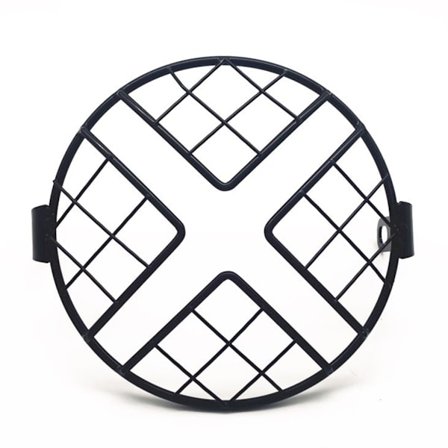Motorcykel Pannlampa Skyddsgaller Cover Stötsäker Ljus Cover Retro Lampskärm