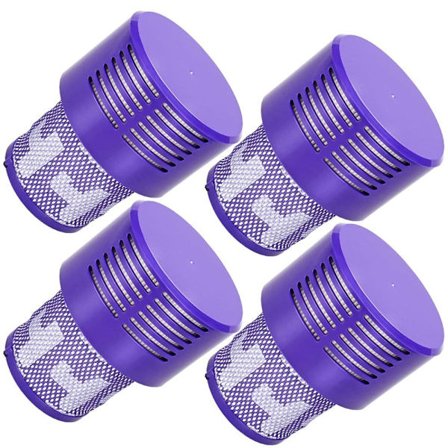 4 Stk. Vakuumrenser Tilbehør til Daisen V10 sv12 Bagfilter Element