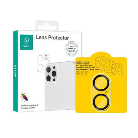 Linsskydd i härdat glas för iPhone 16 & iPhone 16 Plus