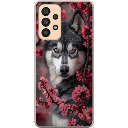 Yhteensopiva Puhelinkuori Samsung Galaxy A33 5G Susi Punaiset Silmät Eläin Susi Mystinen