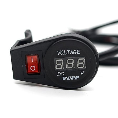 Digital Voltmeter DC Spänningsmätare LED DC Voltmeter LED Spänningsmätare Bil Voltmeter