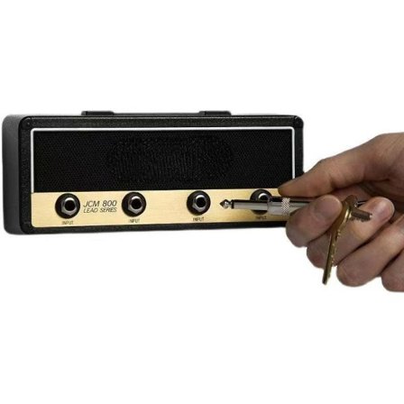 Kitara avaimenperä pidike avain säilytys koukku seinä järjestäjä jakki teline musta liuska avain teline