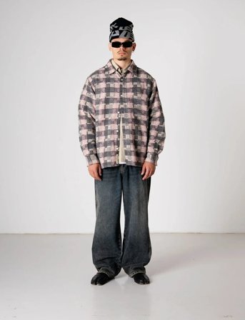 Woodbird Wbglixto Structure Shirt - Pink - M