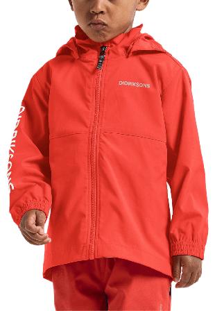 Didriksons Hallon Jacket Ytterplagg Unisex Röd 130