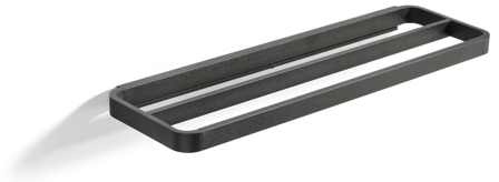 Zone Rim Håndklestang Dobbel Svart 44