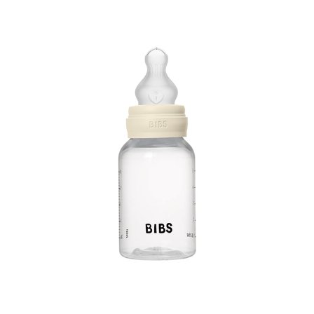 BIBS Sutteflaske Slow Flow Silikone Ivory 150 ml, Børn & Forældre, Sutteflasker & Tilbehør, Sutteflasker