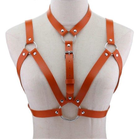 Decopunk Sexet Lingeri Læder Sele Engel Vinge Gotisk Vitalitet Harajuku Taljebælte Strømpebånd Taljebånd Sele Punk Rave Strømpebånd