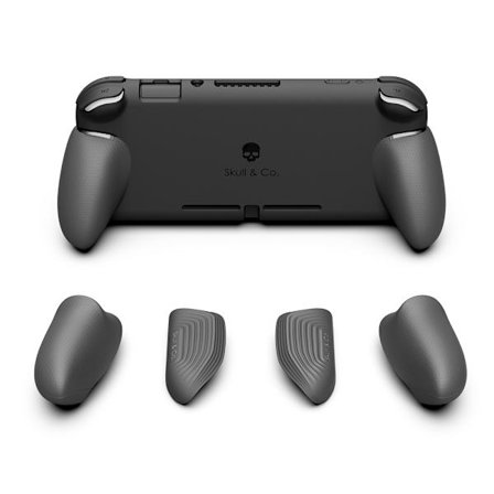 GripCase Lite: Et behageligt beskyttende etui med udskiftelige greb [passer til alle håndstørrelser] til Nintendo Switch Lite [ingen bæretaske]