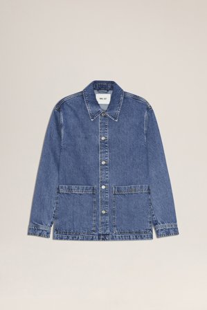 NN.07 Blaze Hemdjacke Herren Blau