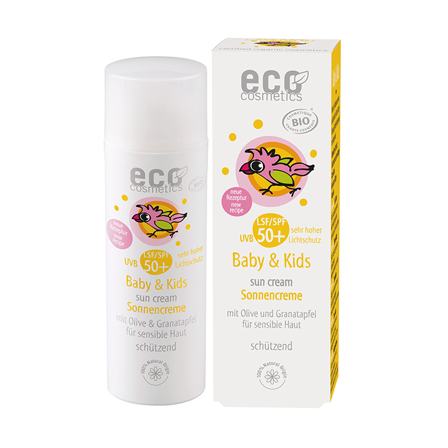 Eco Cosmetics Baby Solkräm SPF 50+ Oliv & Granatäpple 50ml