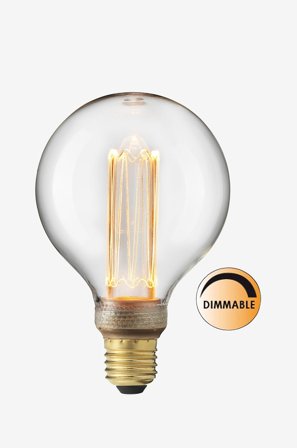 Globen Lighting - Ljuskälla Laser LED Glob dimbar - Transparent - Ljuskällor & glödlampor - Från Homeroom