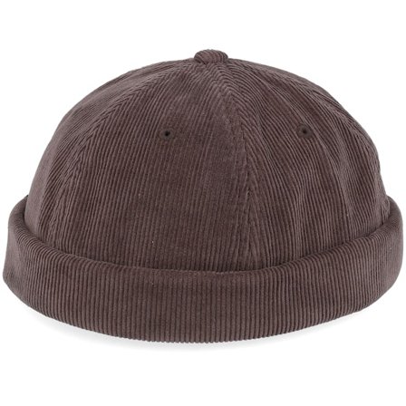 Reell - Braun docker Mütze - Dark Brown Corduroy Docker @ Hatstore