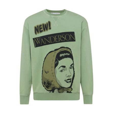 JW Anderson Trui , Groen , Heren , Maat: M