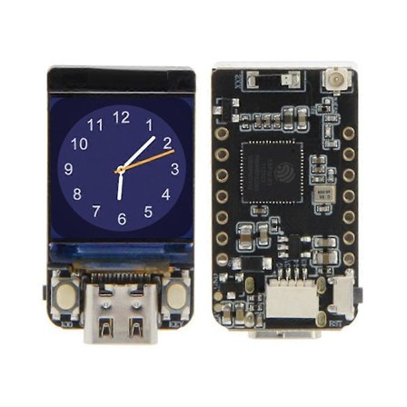 NerdMiner T-QT ESP32S3 GC9A01 0.85 Tommers LCD-modul med Etui for Nerd Miner Bitcoin Solo Lotteri Miner BTC Miner S3FN4R2