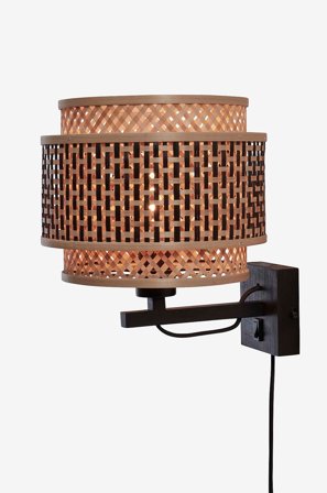 Good&Mojo - Vägglampa 1-arm Bhutan - Flerfärgad - Vägglampor - Från Homeroom