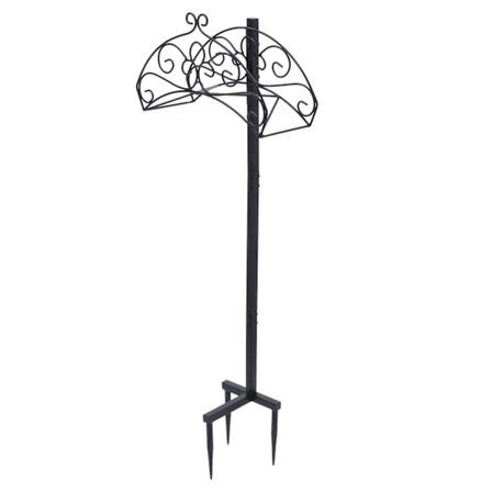 Have slangeholder vandrørs opbevaringsstativ bøjle organizer til udendørs græsplæne gårdhave