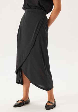 VILA Vimodala Hw Wrap Skirt Black Klær