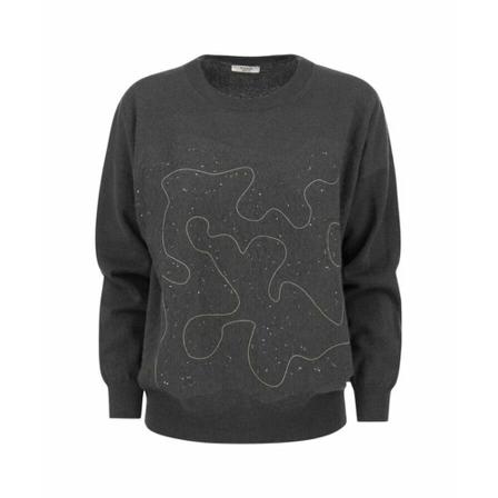 Peserico, knitwear Zwart, Dames, Maat:S