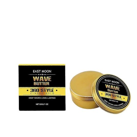 Hårvax för män, Solid Wave, Wave hårolja, rent, fylligt och slätt hår