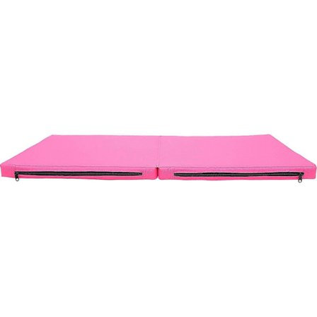 Foldbar Gymnastikmåtte Træningsmåtte Atleter Skadesforebyggende Rosa 100x50x5cm 1 stk