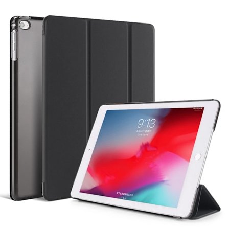 Smart Sleep Fodral för Apple iPad Air 2 air1 9.7 5:e 6:e Gen 10.2 9:e 8:e 7:e 10.5 Fodral Lyxigt PU Läder Tri-fold Wake up Funda