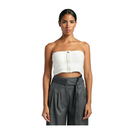 Semicouture Sleeveless Tops Hvid, Dame