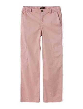 Nlfflip Twi Lw Wide Cargo Pant Pink LMTD