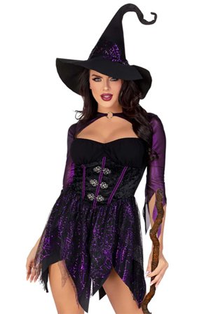 Leg Avenue Mystical Witch M Roolileikki & naamiaiset