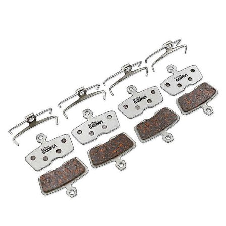 4 Par Pluss Sykkel Skivebremseklosser for AVID SRAM Code 2011+Code R Guide RE Skivebrems, Alu-legering