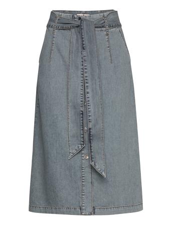 Bonniekb Denim Skirt Blue Karen By Simonsen