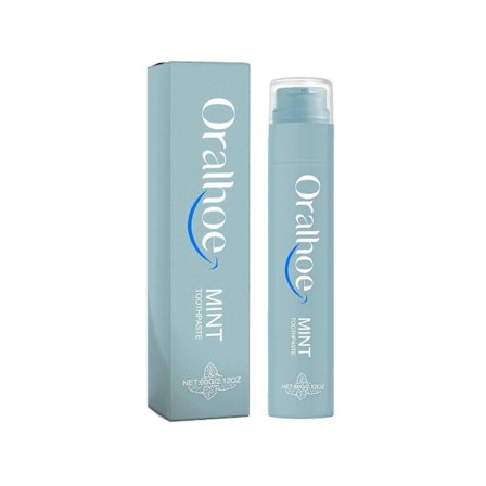 Oralhoe Frukt-Smaksatt Tandkräm för Ljusare Tänder (Mintsmak) Multi-Smak Tandrengöring, Gul Tandsten, Fräsch Andedräkt och Vackra Tänder