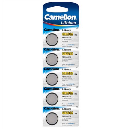 Camelion Litium CR2032 - 3V nappiparisto 5-pakkauksessa
