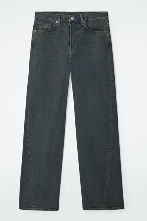 COS Women's Facade Straight Leg Jeans in Blue