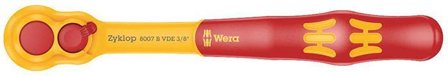 Wera 8007 B VDE Zyklop Räikkä 3/8", eristetty, suunnanvaihtovivulla, Käsityökalut