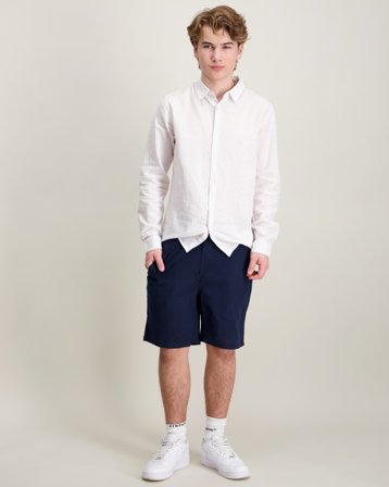 RYVLS Jackson Linen Shorts Blå Shorts Dreng - Kids Brand Store
