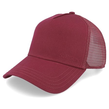 Stetson - Röd trucker Keps - Cotton Red Trucker @ Hatstore