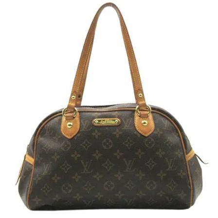 Louis Vuitton Vintage, Pre-owned Canvas louis-vuitton-bags Bruin, Dames, Maat:ONE Size