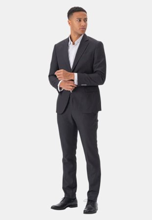 TeeShoppen Enkelknäppt Kavaj Jackor Herr Grå 56