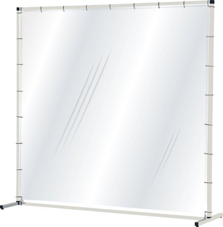 Industridraperier Björndraperiet104101 Sveiseskjerm 1,5 x 1,9 m, transparent Klar, Sveising