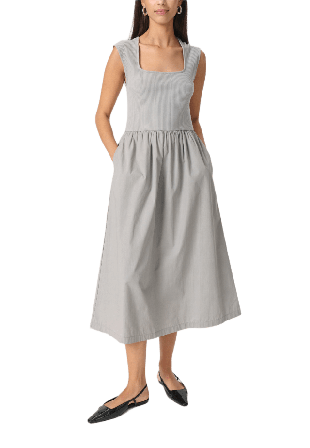 Soaked In Luxury SLSimone Phoebe Dress Klänningar Dam Grå L