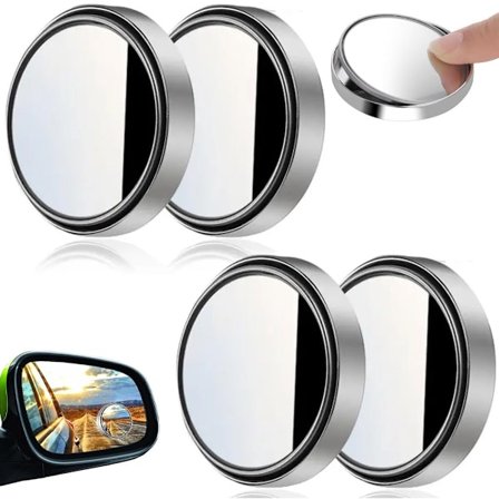 Runde blindsone speil 360-graders rotasjon - selvklebende - egnet for alle biler, lastebiler, SUV-er og bobiler
